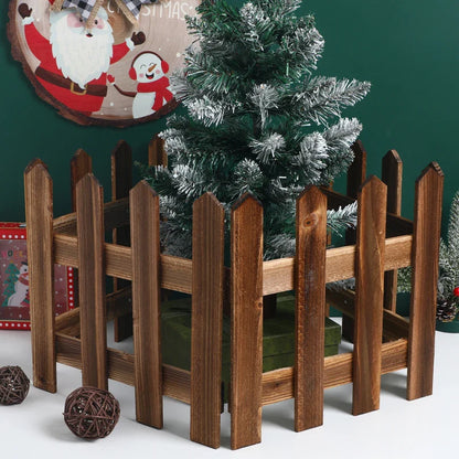 Decorative Wooden Garden Fence for Beds and Outdoor Areas – Stylish Border for Garden and Landscape
