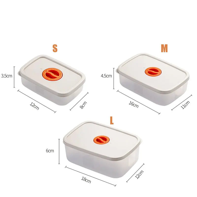 Food Container with Compartments and Sealing Lid