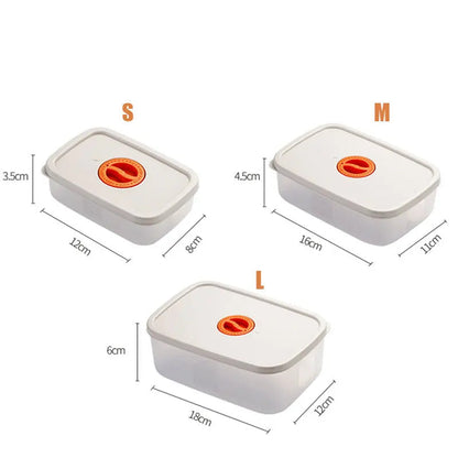 Food Container with Compartments and Sealing Lid