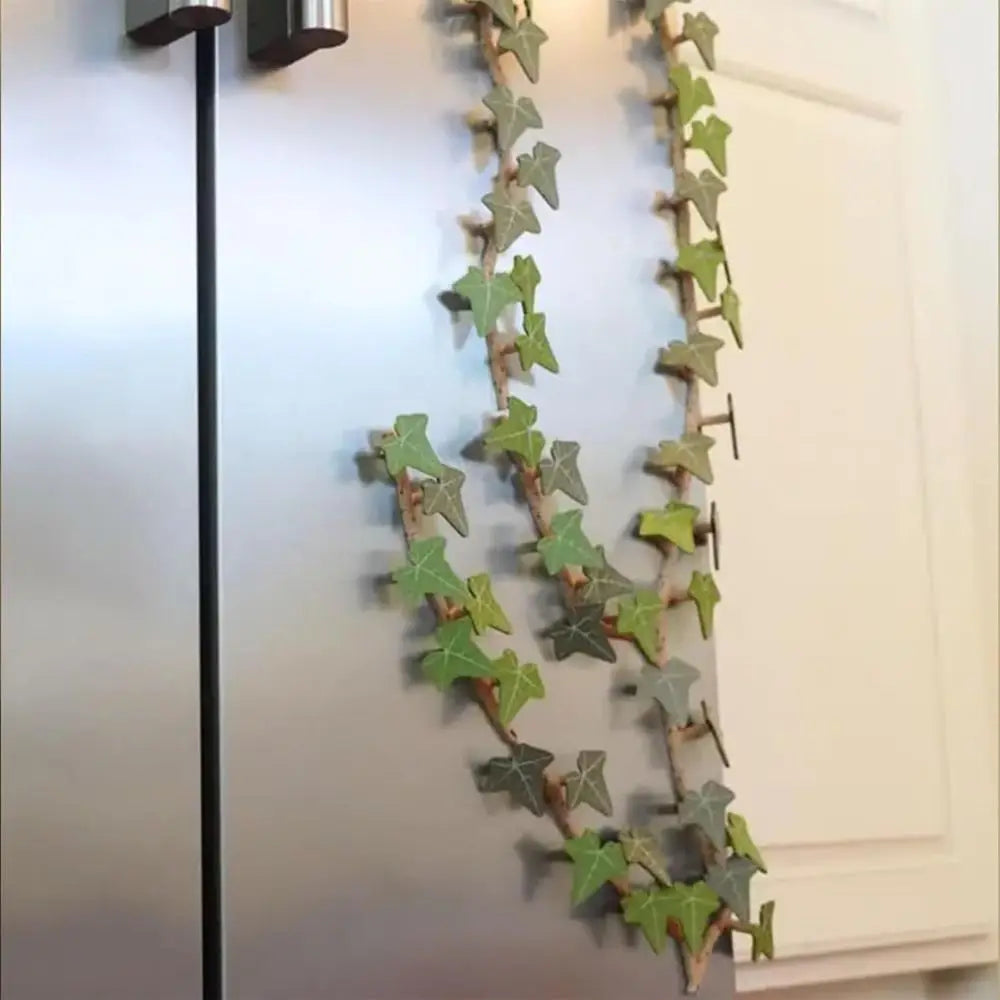 Designer Ivy Fridge Magnet with Elegant Plant Design