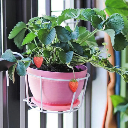 Sturdy Planter Holder with Metal Frame – Ideal for Balconies and Patios