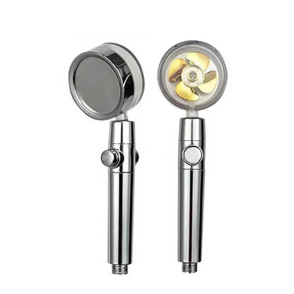 Water- and Energy-Saving Shower Head with Turbo Function