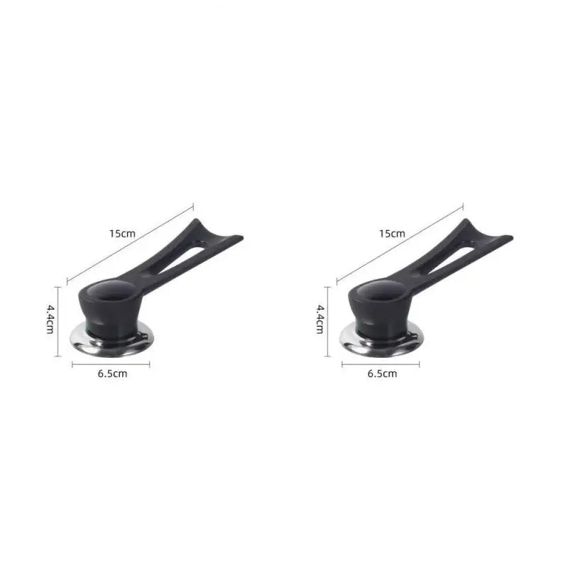Replacement handle for pot lid – wood look with stainless steel base
