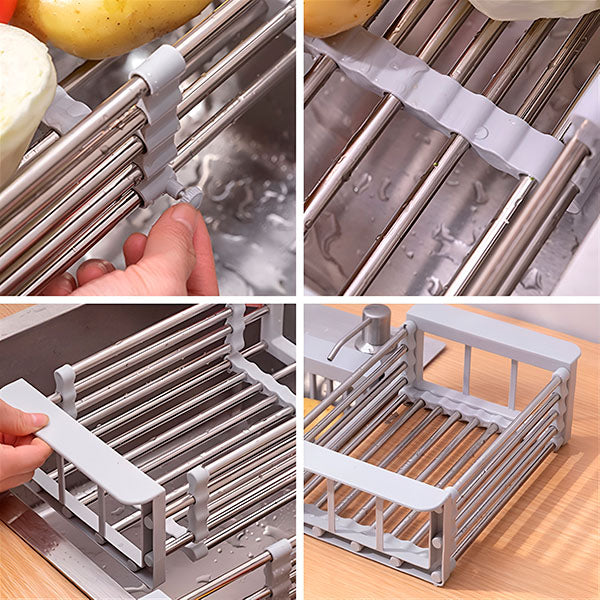 Adjustable Sink Drying Rack – Practical Kitchen Helper for Better Organization