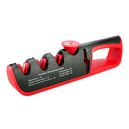 Professional 4-in-1 Knife Sharpener with Adjustable Angle and Sharpening System