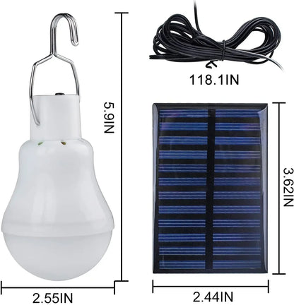 Energy-Saving Solar Lamp with Solar Panel – LED Indoor and Outdoor Lighting for Eco-Friendly Use