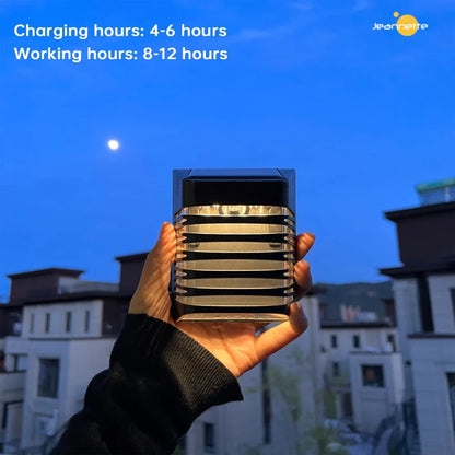 Solar LED Wall Lamp For Outdoor Use – Energy-efficient Solar-powered Lighting For Garden, Terrace, And Balcony With Modern Design