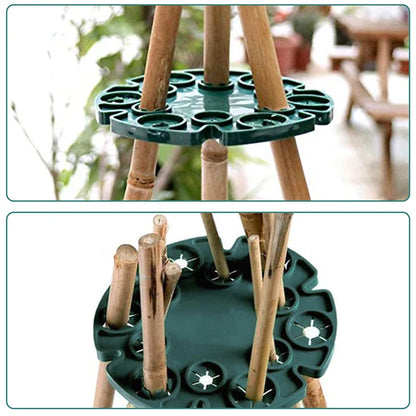 Plant Support Ring for Bamboo Stakes – Sturdy Climbing Support for Tomatoes, Climbing Plants, and Garden Plants
