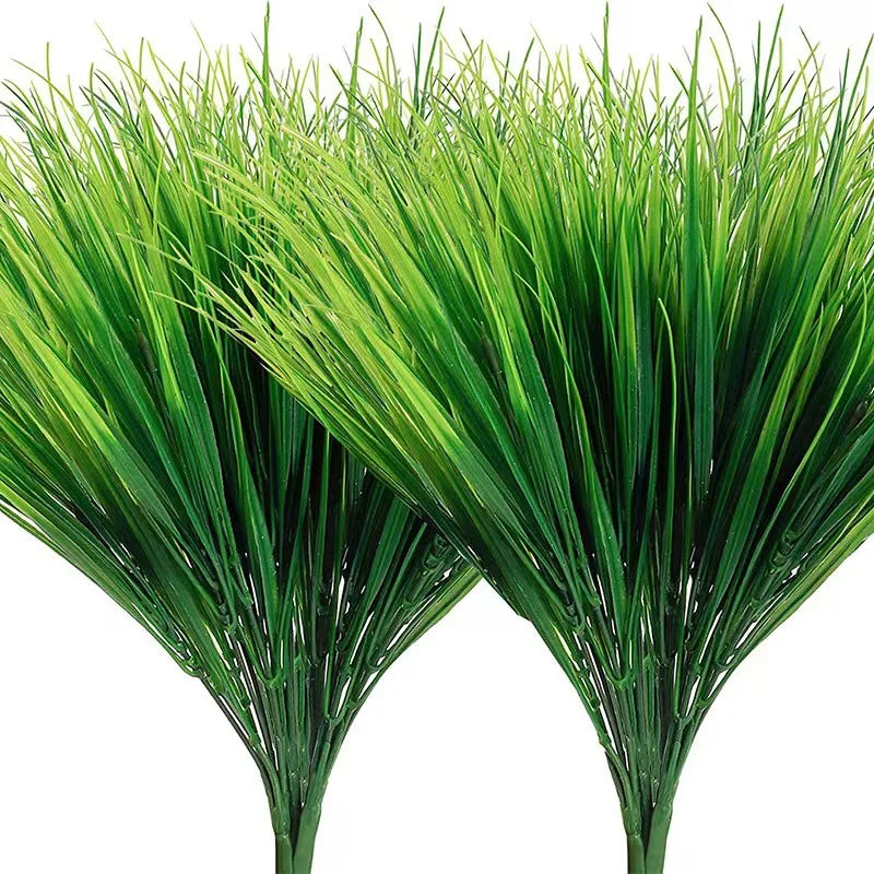 Artificial Wheat Grass Plant Made of Plastic – Decorative Artificial Grass for Garden, Balcony, and Outdoor Areas