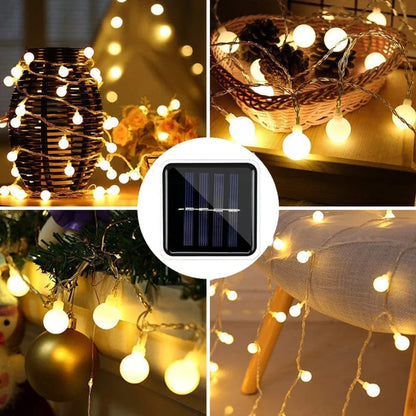 Outdoor String Lights with Solar Power for the Garden