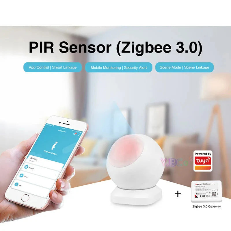 Zigbee 3.0 PIR Motion Sensor for Smart Home