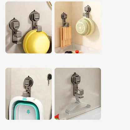 Strong Self-Adhesive Wall Hook with Foldable Function