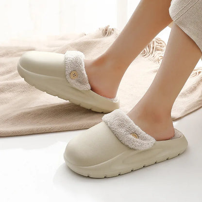 2-in-1 Indoor & Outdoor Slippers – Comfortable, Warm Slippers for Everyday Wear
