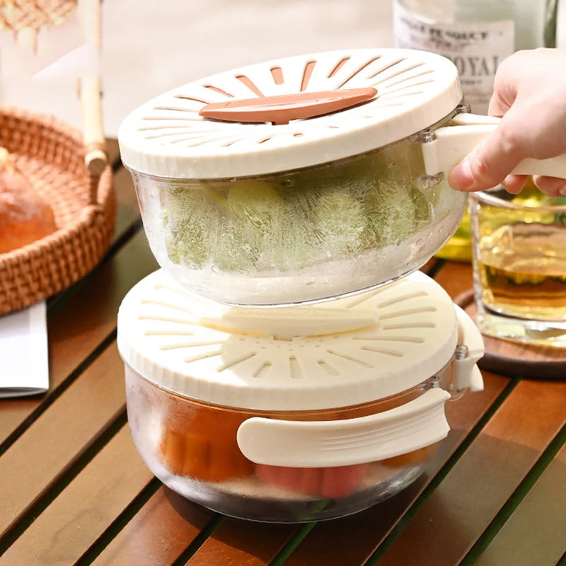 2-in-1 Draining Tray – Draining and Storage