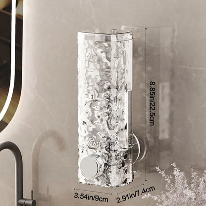 Suction Cup Soap Dispenser for Easy Installation in Bathrooms and Kitchens