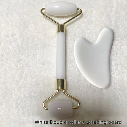 Massage Scraper and Facial Roller for Firming Skincare