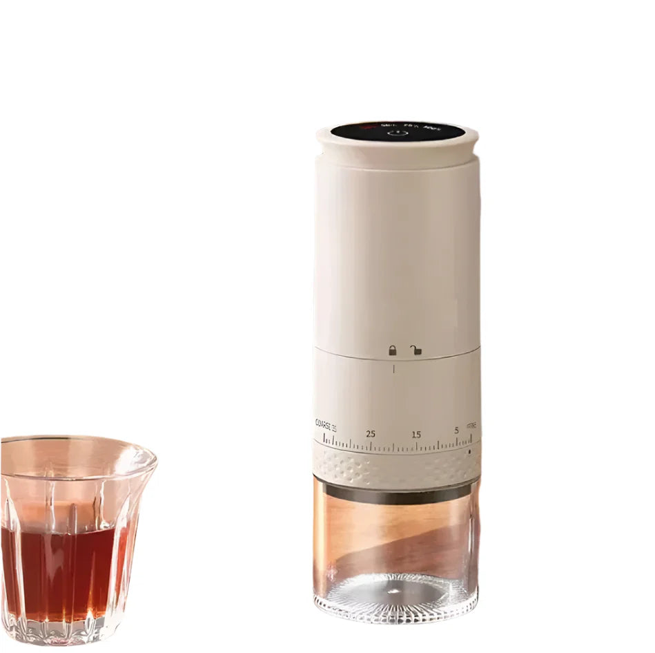 Portable Electric Coffee Grinder with Adjustable Grind Settings – Ideal for Freshly Ground Coffee On the Go