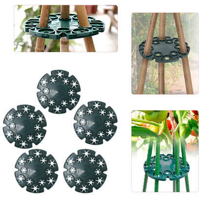 Plant Support Ring for Bamboo Stakes – Sturdy Climbing Support for Tomatoes, Climbing Plants, and Garden Plants
