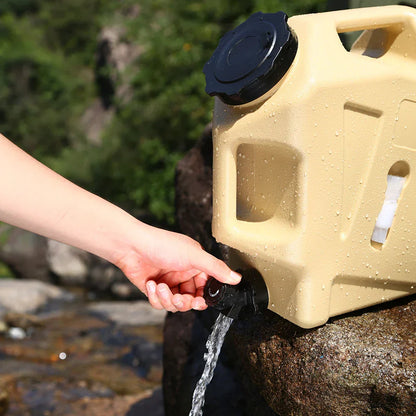 Portable 12L Water Container with Spigot – Durable Camping Water Storage Tank for Outdoor Activities