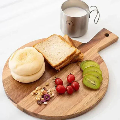 Pizza Peel and Serving Board Made of Acacia Wood with Handle