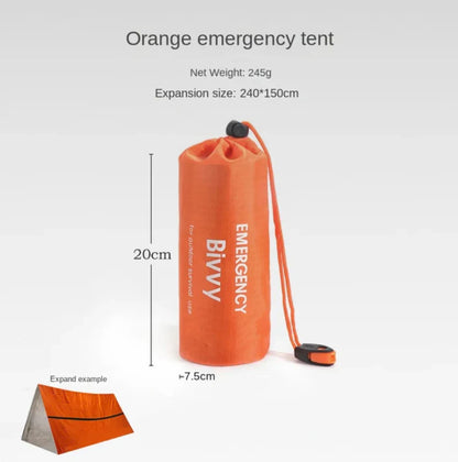 2-Person Survival Tent With Thermal Insulation For Outdoor Activities And Extreme Weather Conditions