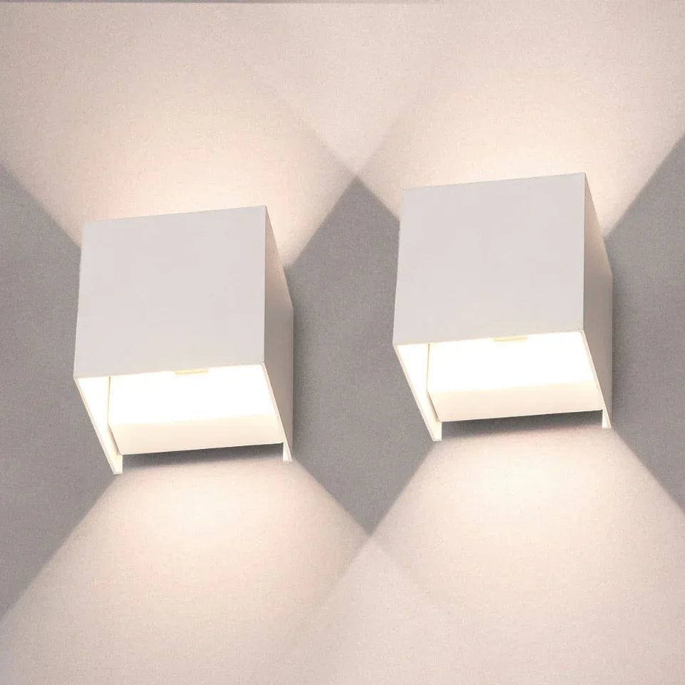 Modern LED Wall Light In Cube Design – Stylish Lighting For Your Home