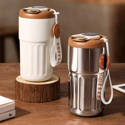 Thermo Mug with Temperature Display – 410ml for Hot and Cold Drinks