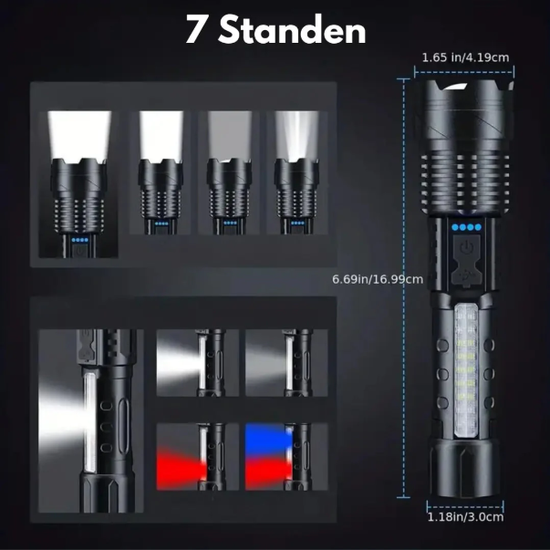 5000 Lumen Flashlight – Perfect for Military and Outdoor Activities
