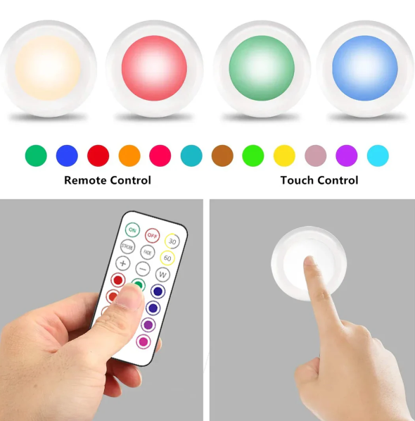 RGB LED Under Cabinet Light Strip with Remote Control