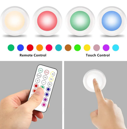 RGB LED Under Cabinet Light Strip with Remote Control