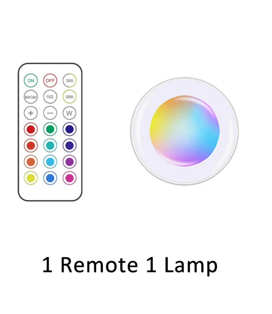 RGB LED Under Cabinet Light Strip with Remote Control