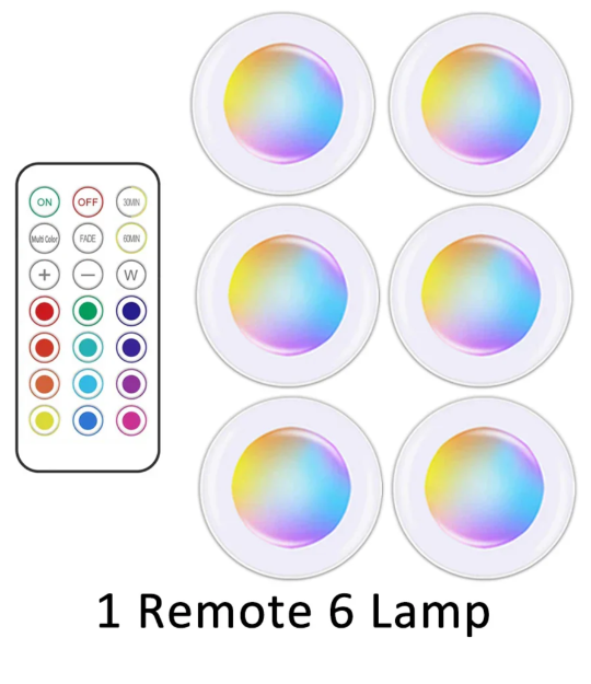 RGB LED Under Cabinet Light Strip with Remote Control