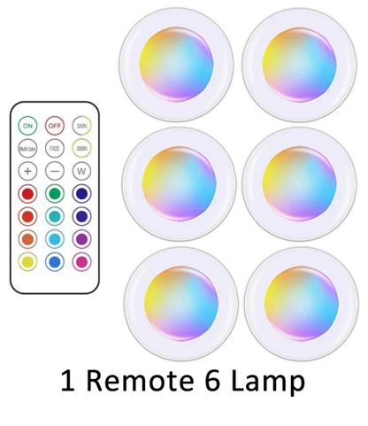 RGB LED Under Cabinet Light Strip with Remote Control
