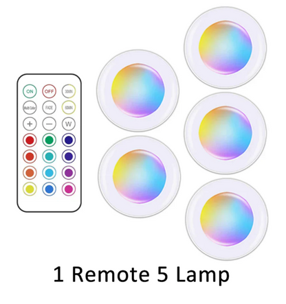 RGB LED Under Cabinet Light Strip with Remote Control