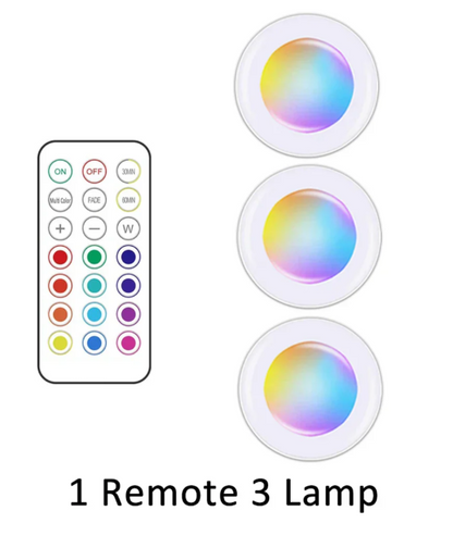 RGB LED Under Cabinet Light Strip with Remote Control