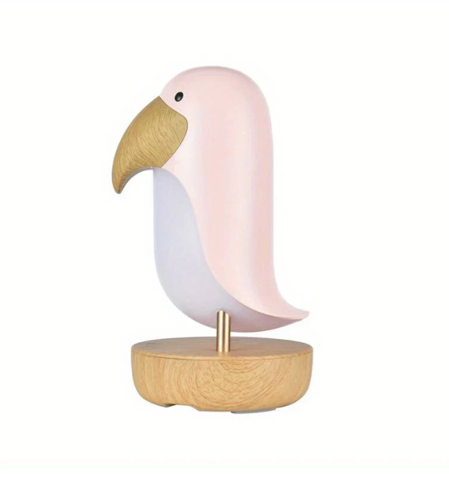 Bird Design LED Night Light with Rechargeable Battery