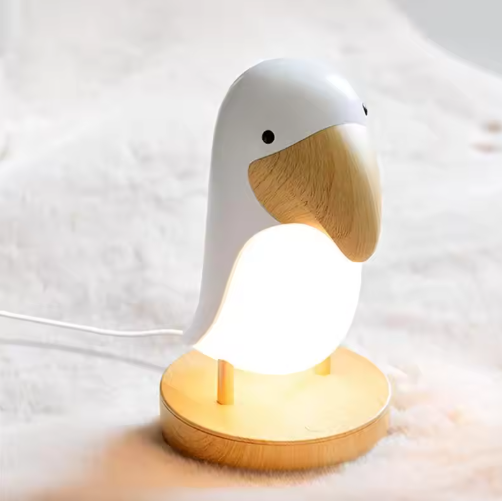 Bird Design LED Night Light with Rechargeable Battery