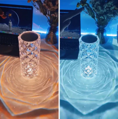 LED Crystal Lamp with Breathing Light Effect for Ambient Lighting