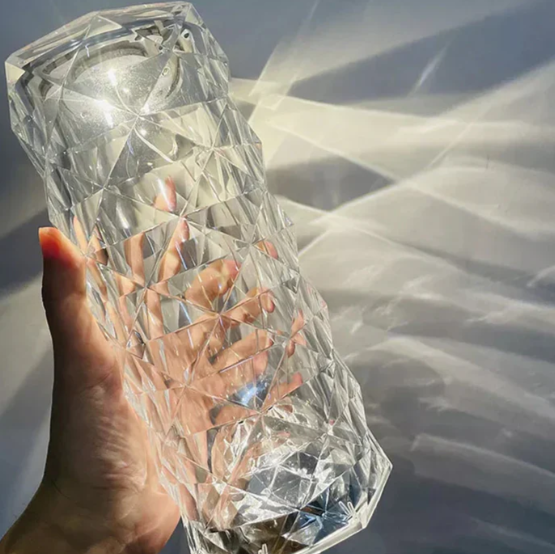 LED Crystal Lamp with Breathing Light Effect for Ambient Lighting
