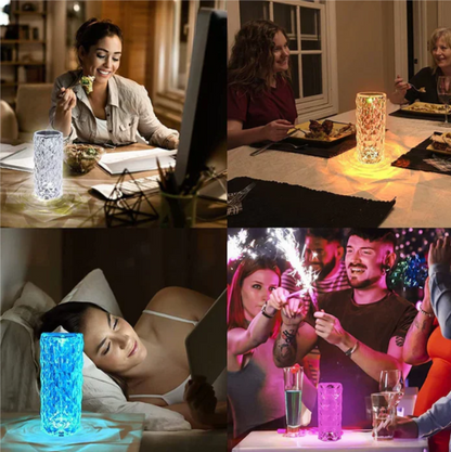 LED Crystal Lamp with Breathing Light Effect for Ambient Lighting