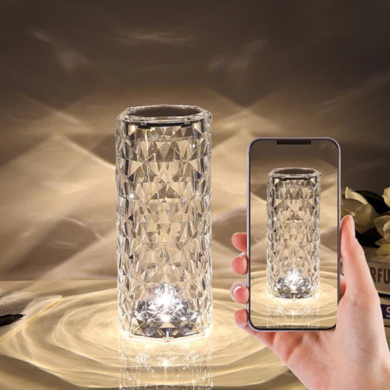 LED Crystal Lamp with Breathing Light Effect for Ambient Lighting