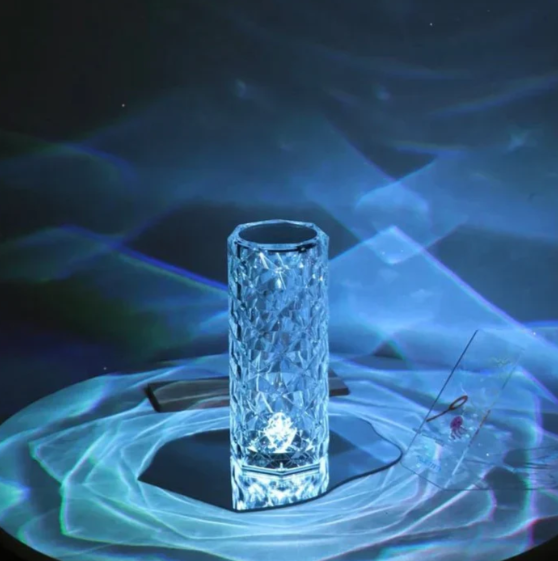 LED Crystal Lamp with Breathing Light Effect for Ambient Lighting