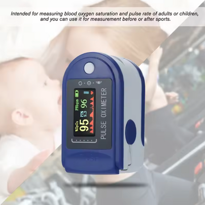 Finger Pulse Oximeter with OLED Display for Precise Oxygen Measurement and Pulse Monitoring
