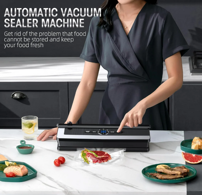 Multifunctional 8-in-1 Vacuum Sealer with Foil Cutter and Fresh-Keeping Function