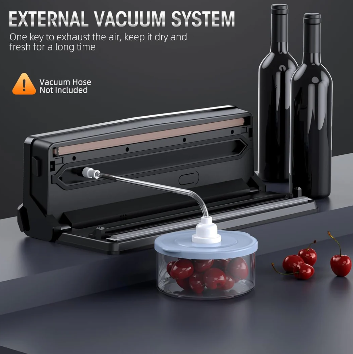 Multifunctional 8-in-1 Vacuum Sealer with Foil Cutter and Fresh-Keeping Function