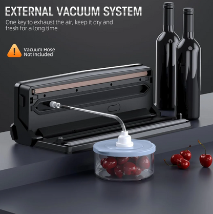 Multifunctional 8-in-1 Vacuum Sealer with Foil Cutter and Fresh-Keeping Function