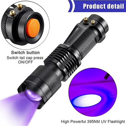 UV LED Flashlight – Ultraviolet Light for Stain and Pet Urine Detection