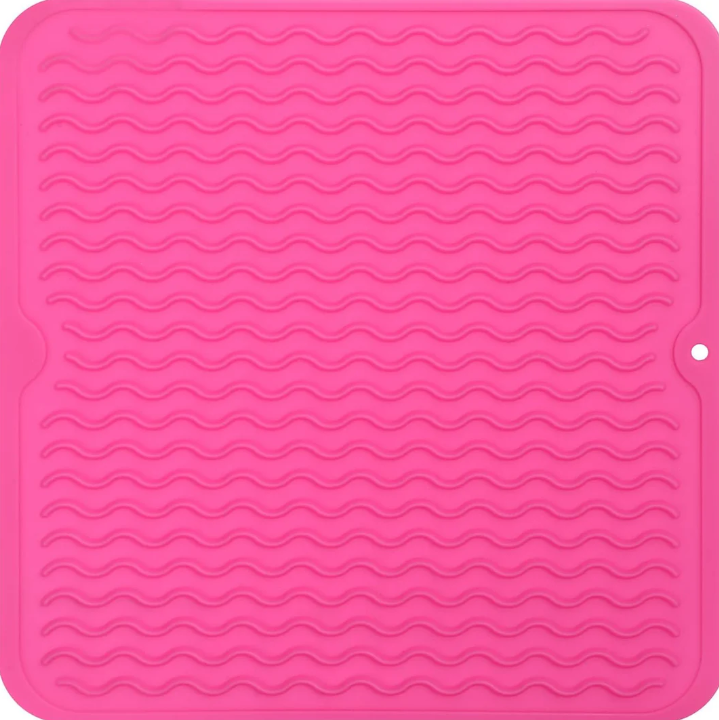 Heat-Resistant Silicone Drip Mat for the Kitchen