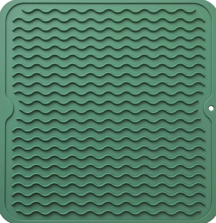 Heat-Resistant Silicone Drip Mat for the Kitchen