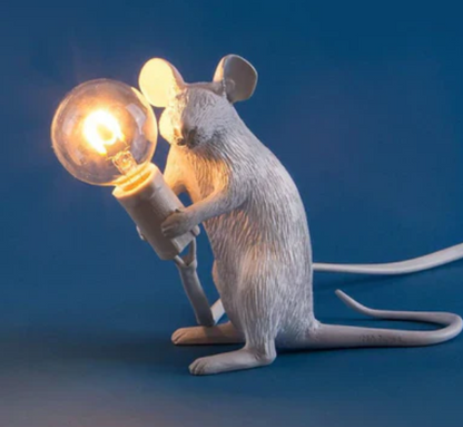 Unique Mouse Table Lamp with Artistic Design and LED Lighting